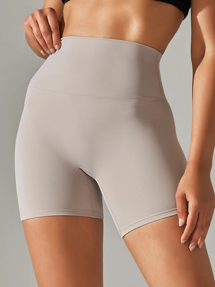 Sportshorts für Damen mit hohem Bund und Shaping-Effekt