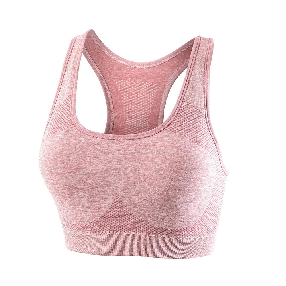 Brassière de Sport Push-Up, Débardeur Respirant
