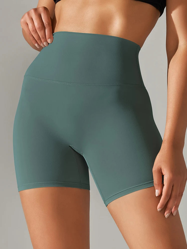 Sportshorts für Damen mit hohem Bund und Shaping-Effekt