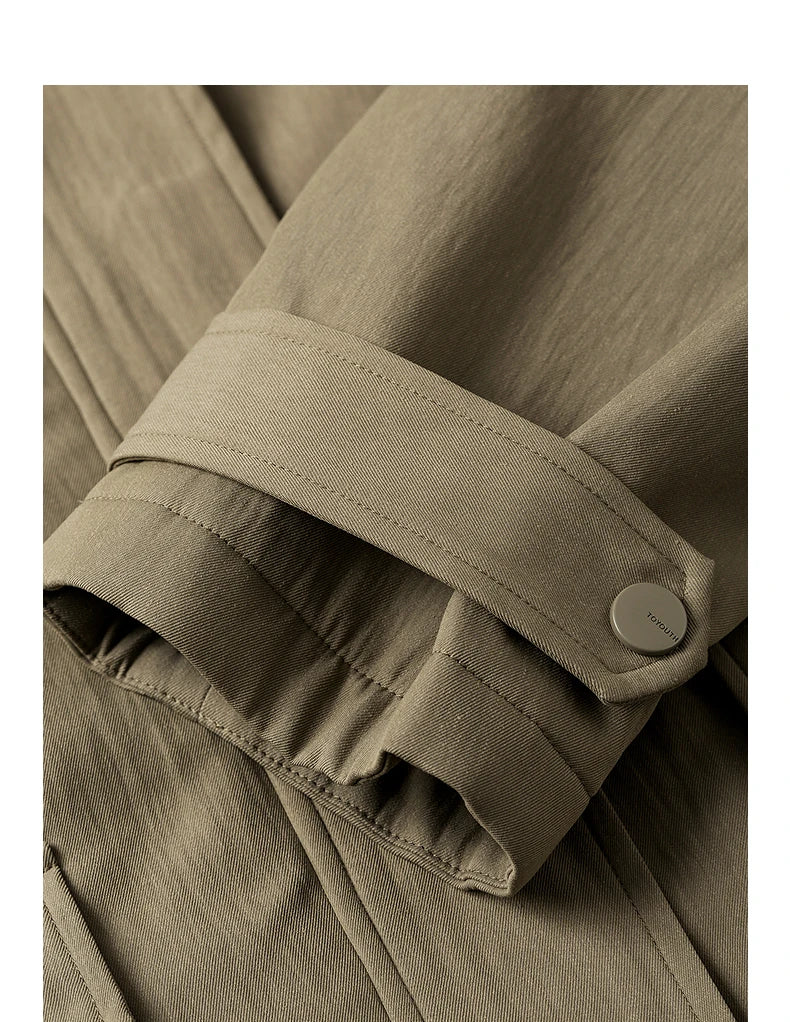 Damen-Steppmantel – Marineblauer Plüschkragen, Retro-Stil
