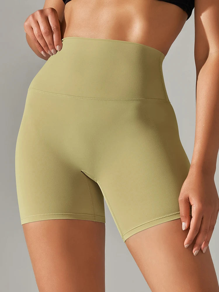 Sportshorts für Damen mit hohem Bund und Shaping-Effekt