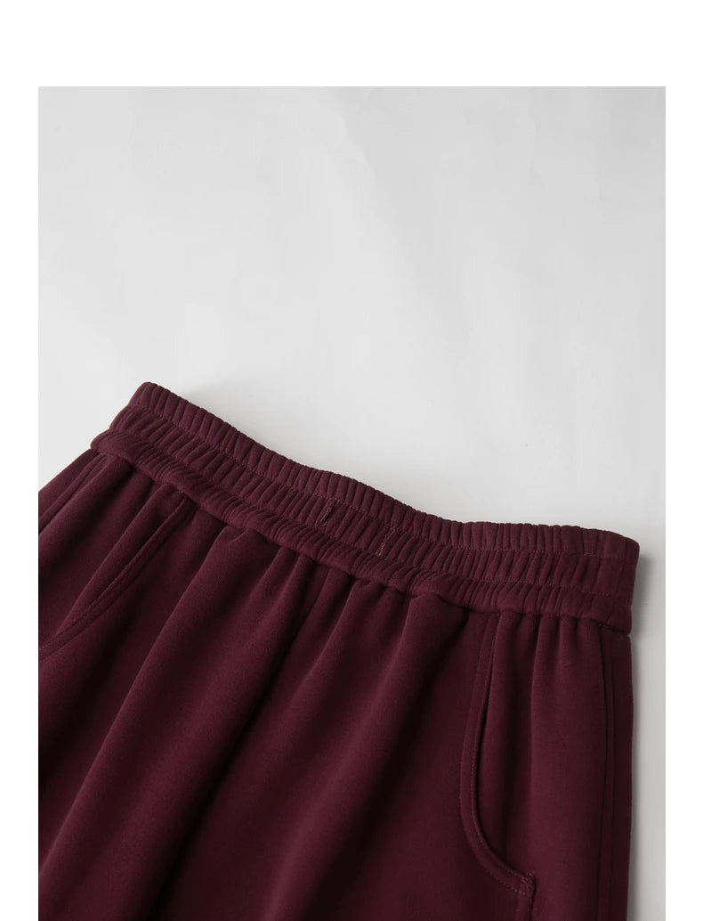 Pantalon Femme – Fleece Doublé, Taille Élastique, Coupe Banana, Confort Chaud