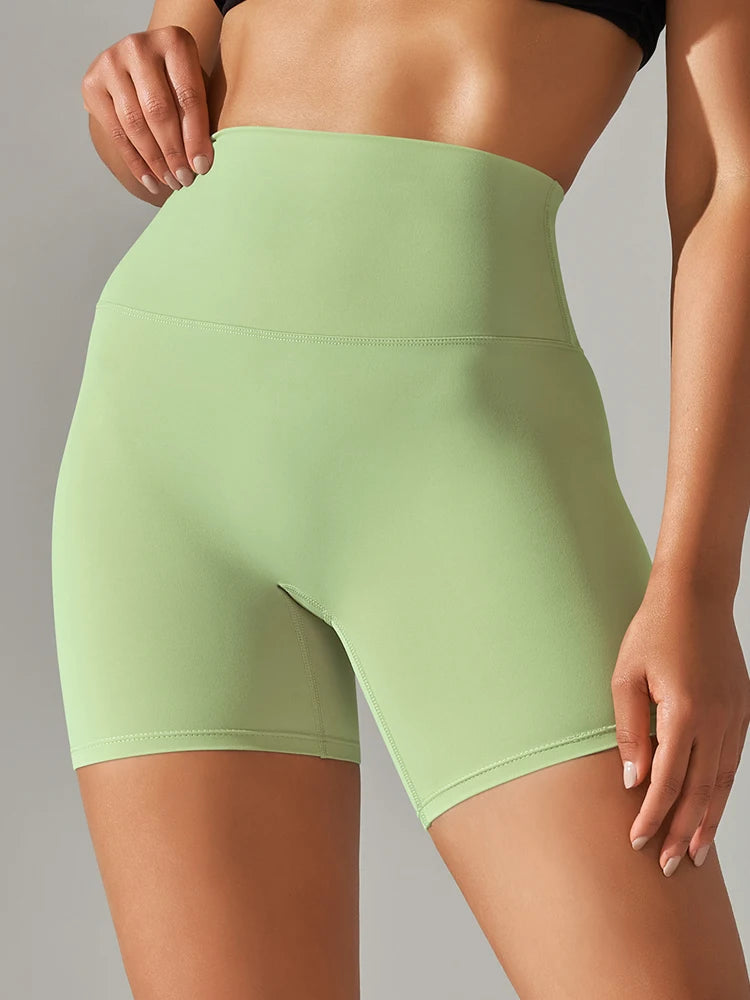 Sportshorts für Damen mit hohem Bund und Shaping-Effekt