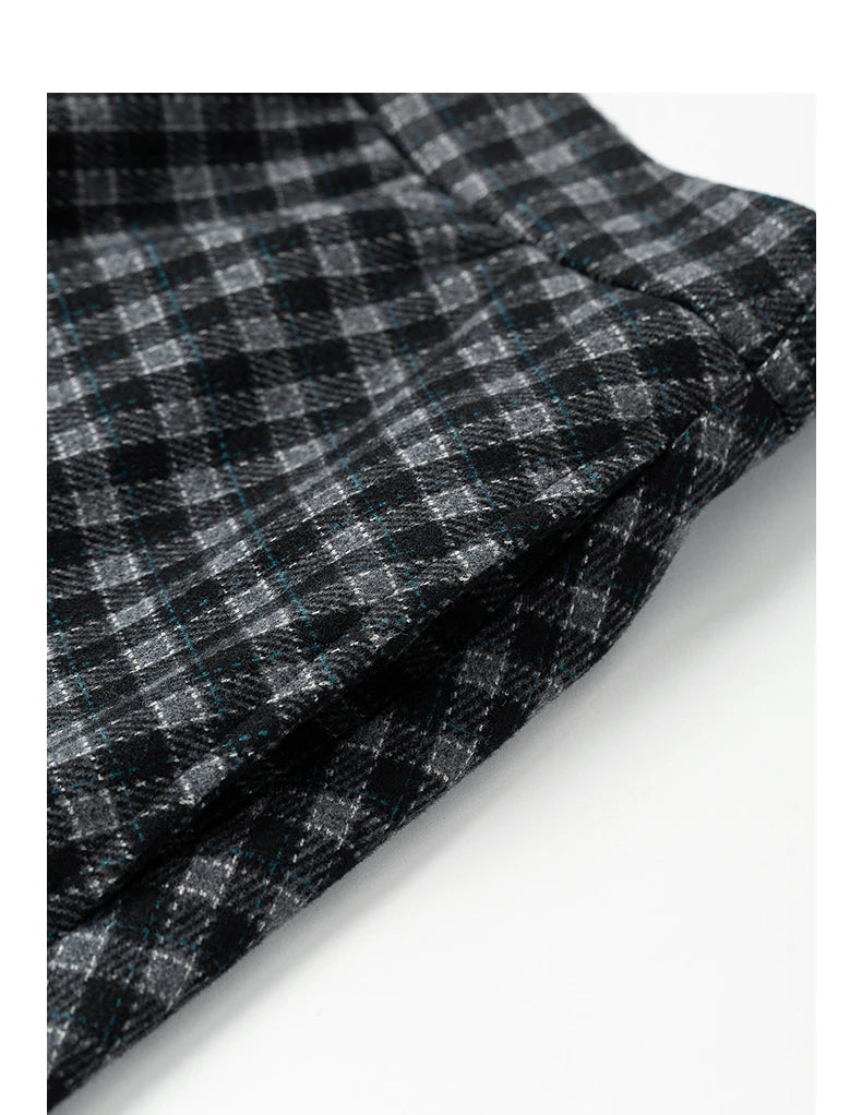 Jupe Midi Femme – Taille Élastique, Motif Plaid et Fleurs Oversize, Fente Latérale
