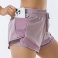 Sports and Fitness Shorts, Elastic Waist, Quick Drying