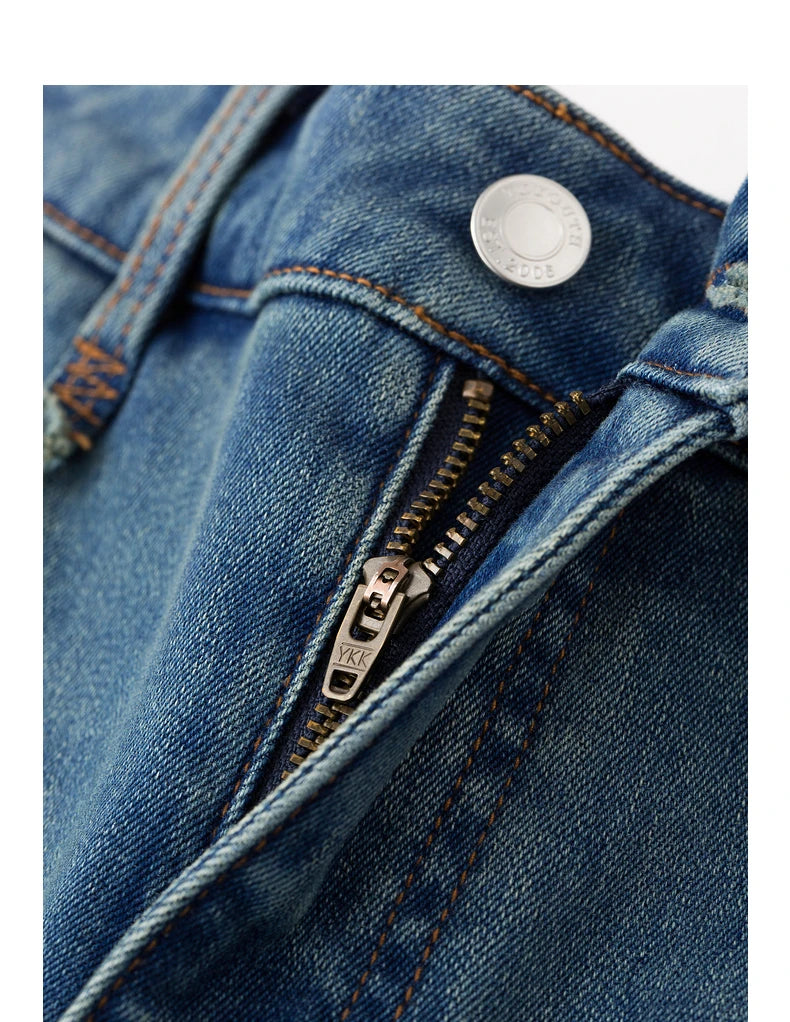 Jean femme mi‑mollet skinny coupe harem doublé chaud