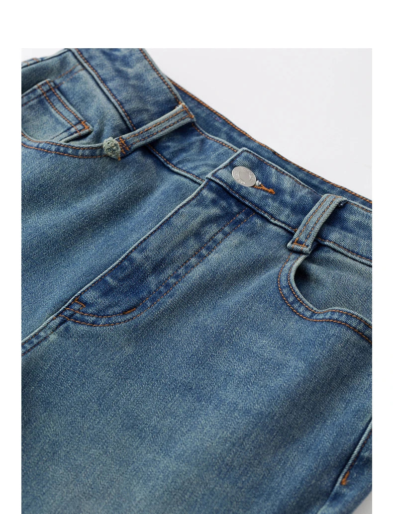 Jean femme mi‑mollet skinny coupe harem doublé chaud