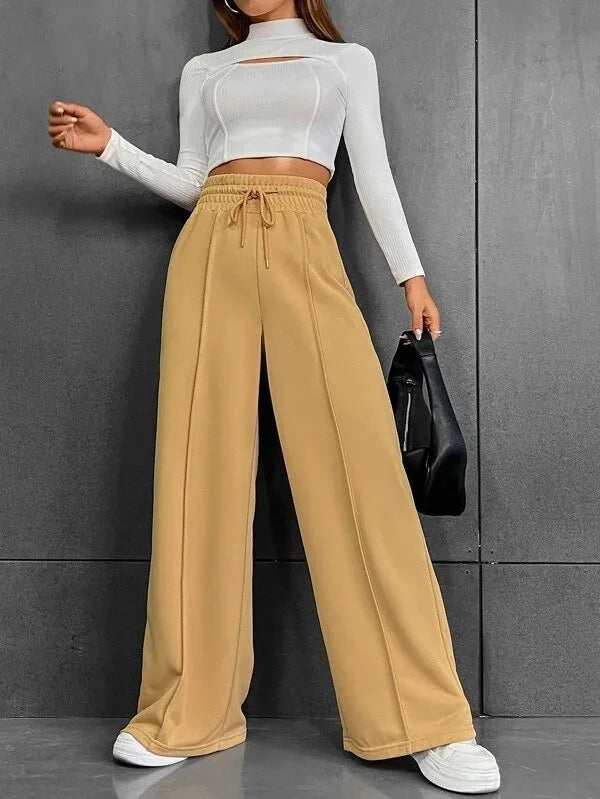 Sporthose Gerader Schnitt, Weit Geschnitten, Weite Hose, Tanz- und Freizeitkleidung