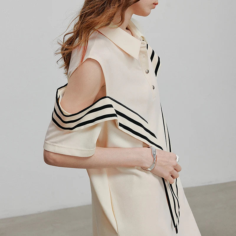 Women's short-sleeved summer holiday style dress