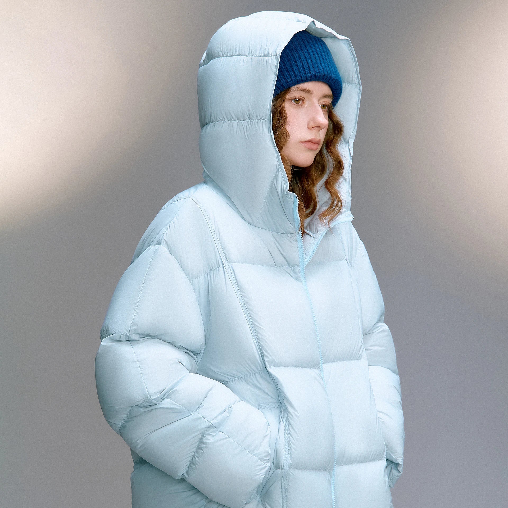 Doudoune Femme – Effet Ailes de Cigale, Coupe Puff Moderne et Élégante