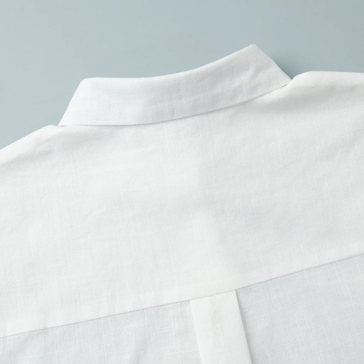 Robe chemise courte femme à revers et laçage, style vacances