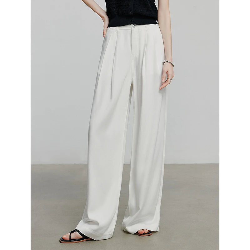 Jean long femme coupe droite