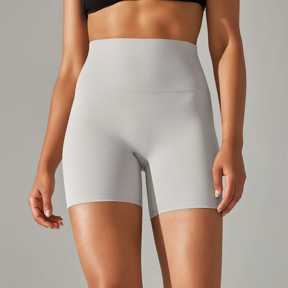 Women's High-Waisted Seamless Breathable Yoga Shorts