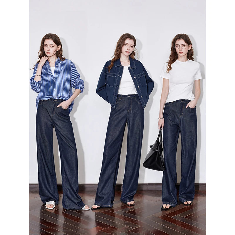 Jean long femme coupe casua
