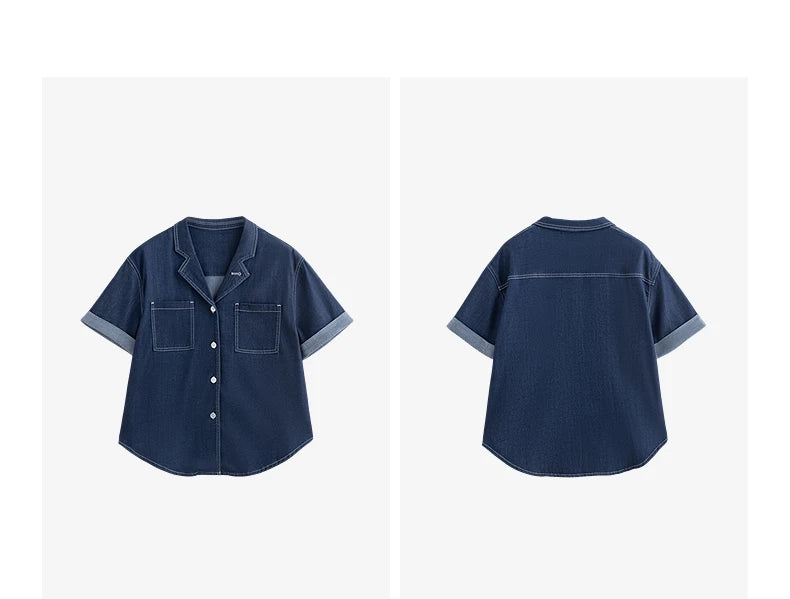 Chemise femme unie à poches