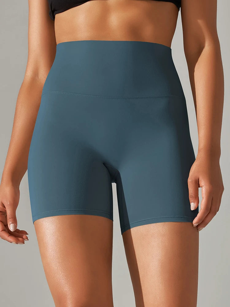 Sportshorts für Damen mit hohem Bund und Shaping-Effekt