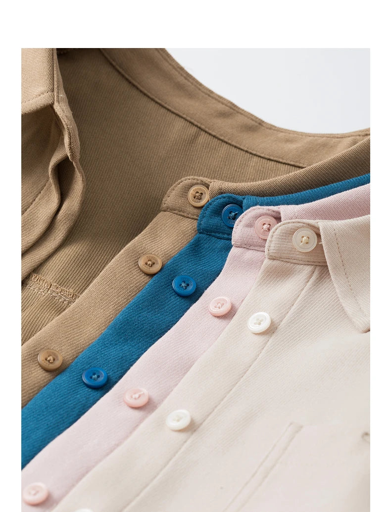 Chemise femme manches longues col classique avec poches casual