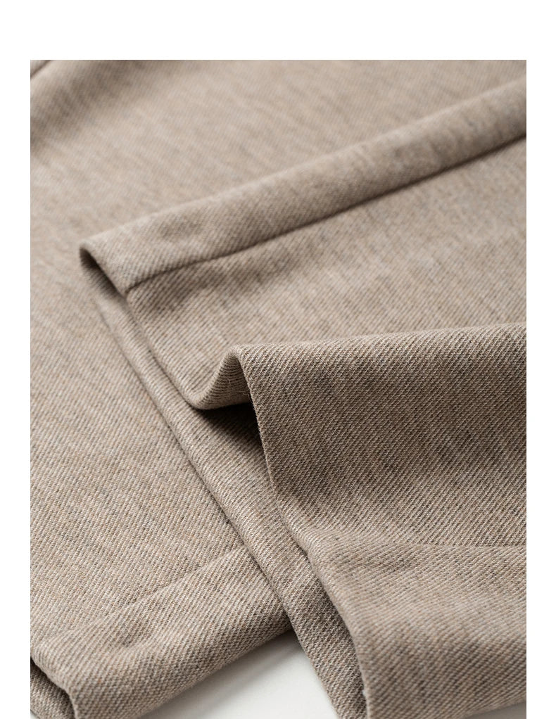 Pantalon Femme “Banana” Retro – Couleur Avoine, Pleine Longueur