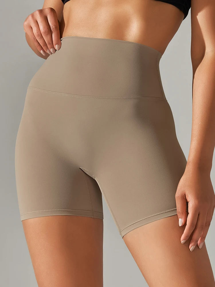 Sportshorts für Damen mit hohem Bund und Shaping-Effekt