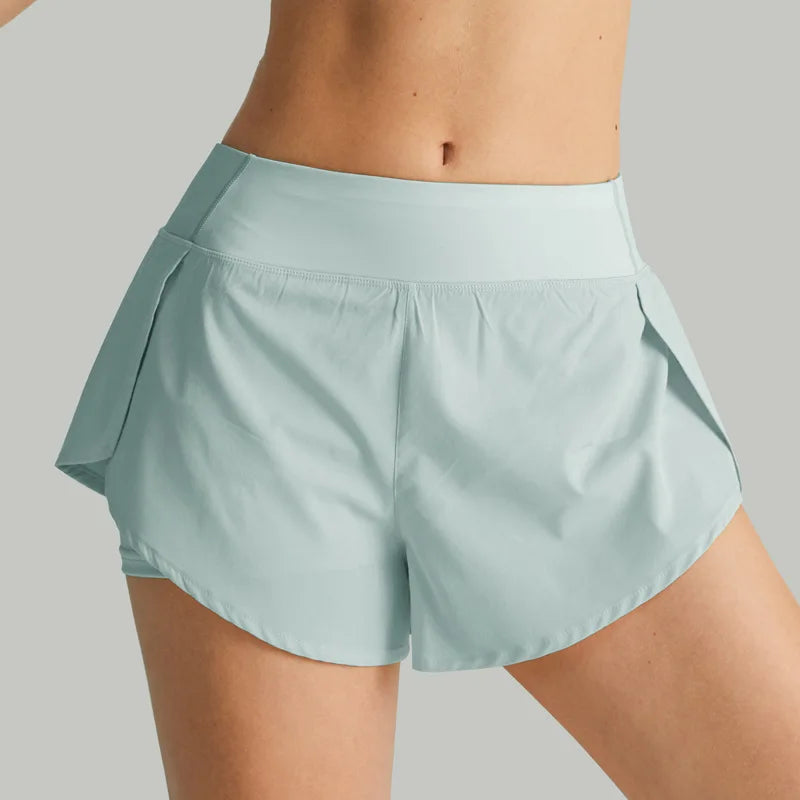 Shorts de SportDouble Couche, Running, Yoga, Été, Gym, Fitness et Jogging