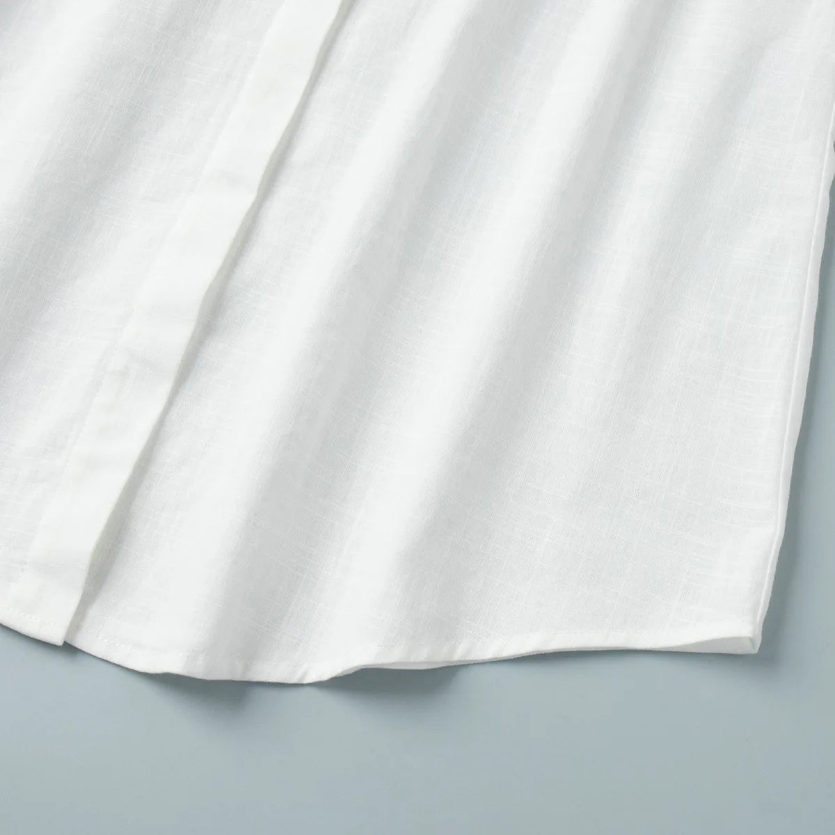 Robe chemise courte femme à revers et laçage, style vacances