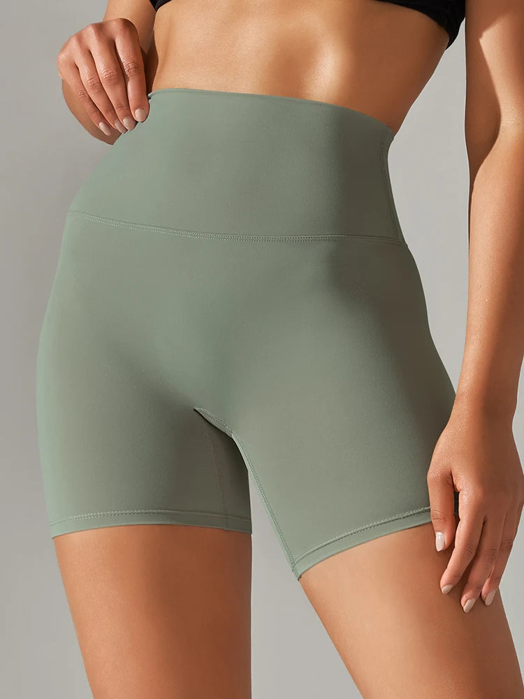 Sportshorts für Damen mit hohem Bund und Shaping-Effekt