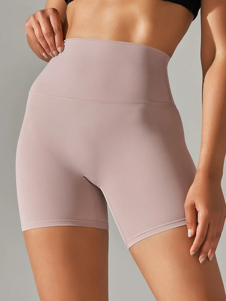 Sportshorts für Damen mit hohem Bund und Shaping-Effekt