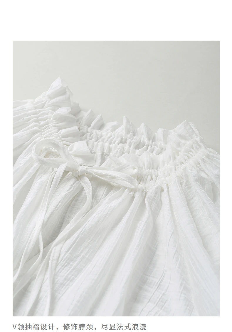 Blouse femme manches longues – col V