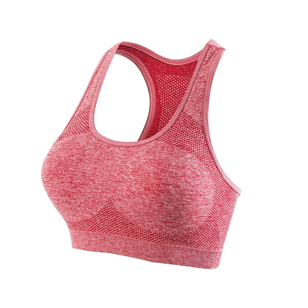 Brassière de Sport Push-Up, Débardeur Respirant
