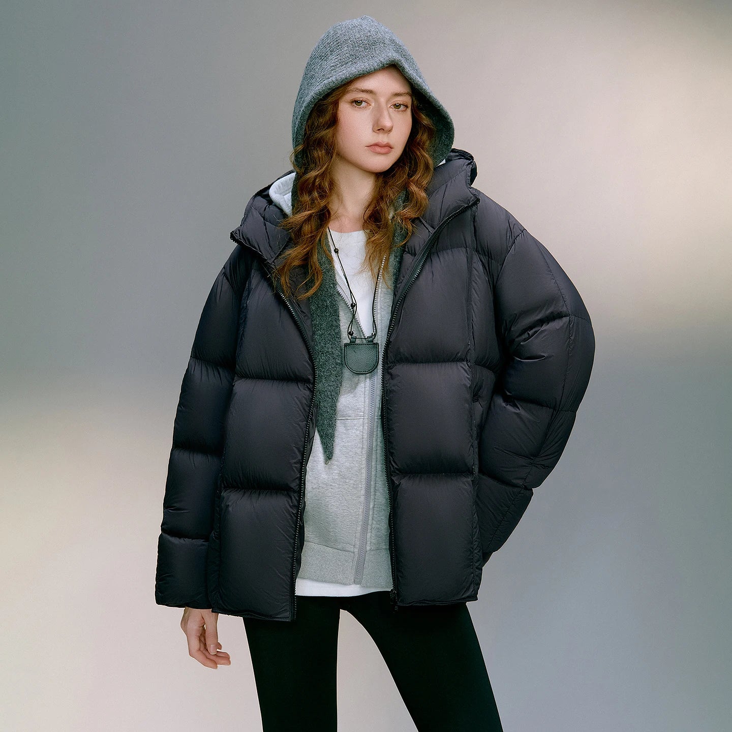 Doudoune Femme – Effet Ailes de Cigale, Coupe Puff Moderne et Élégante