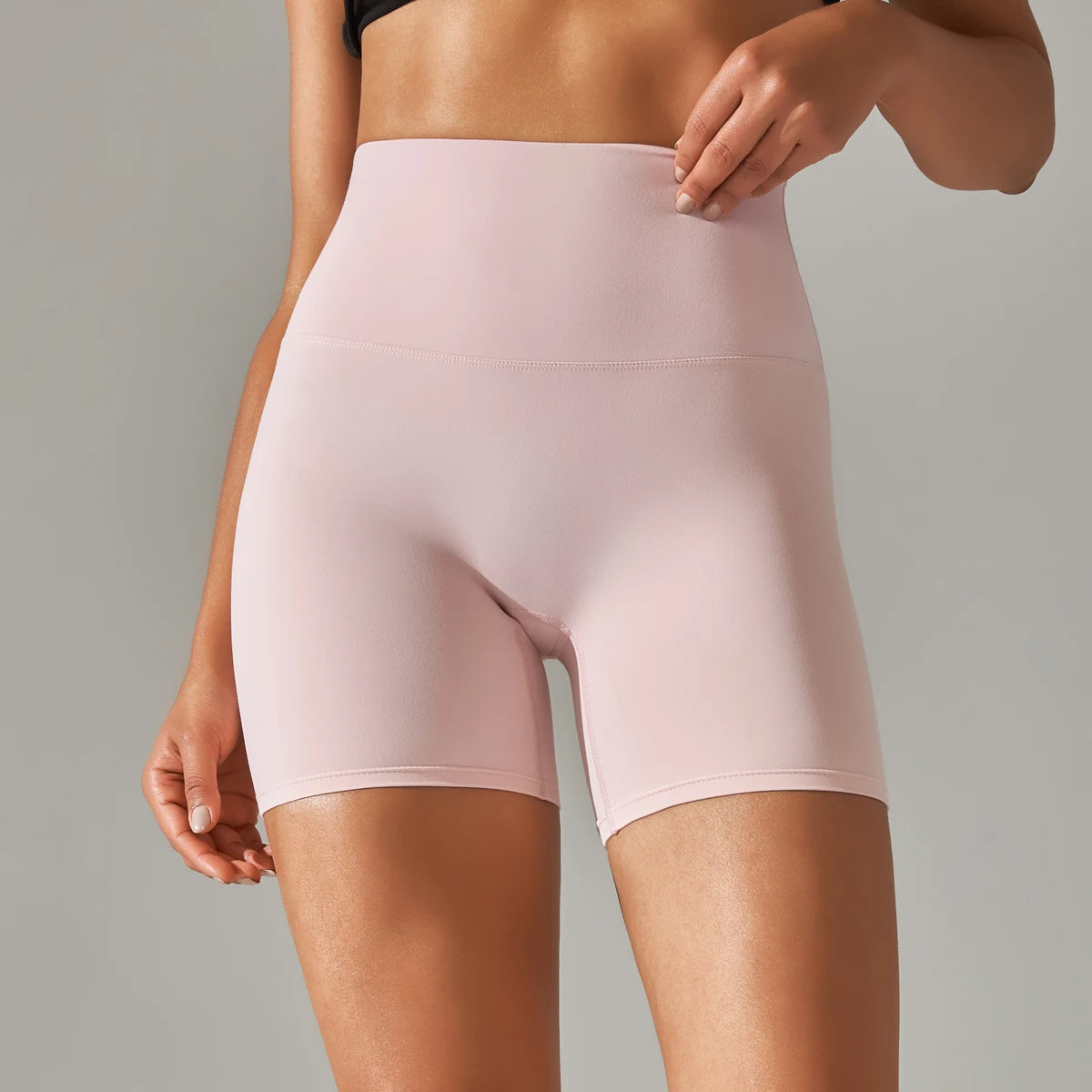 Women's High-Waisted Seamless Breathable Yoga Shorts