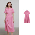 Robe femme élégante d’été coupe fluide chic et raffinée