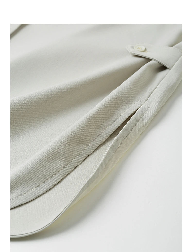 Chemise femme à manches longues et poches – coupe loose