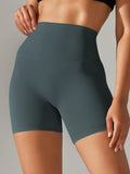 Short de sport femme taille haute effet gainant