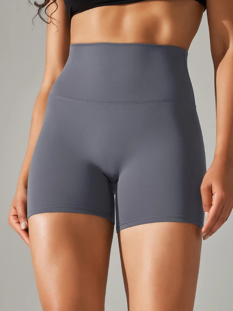 Sportshorts für Damen mit hohem Bund und Shaping-Effekt