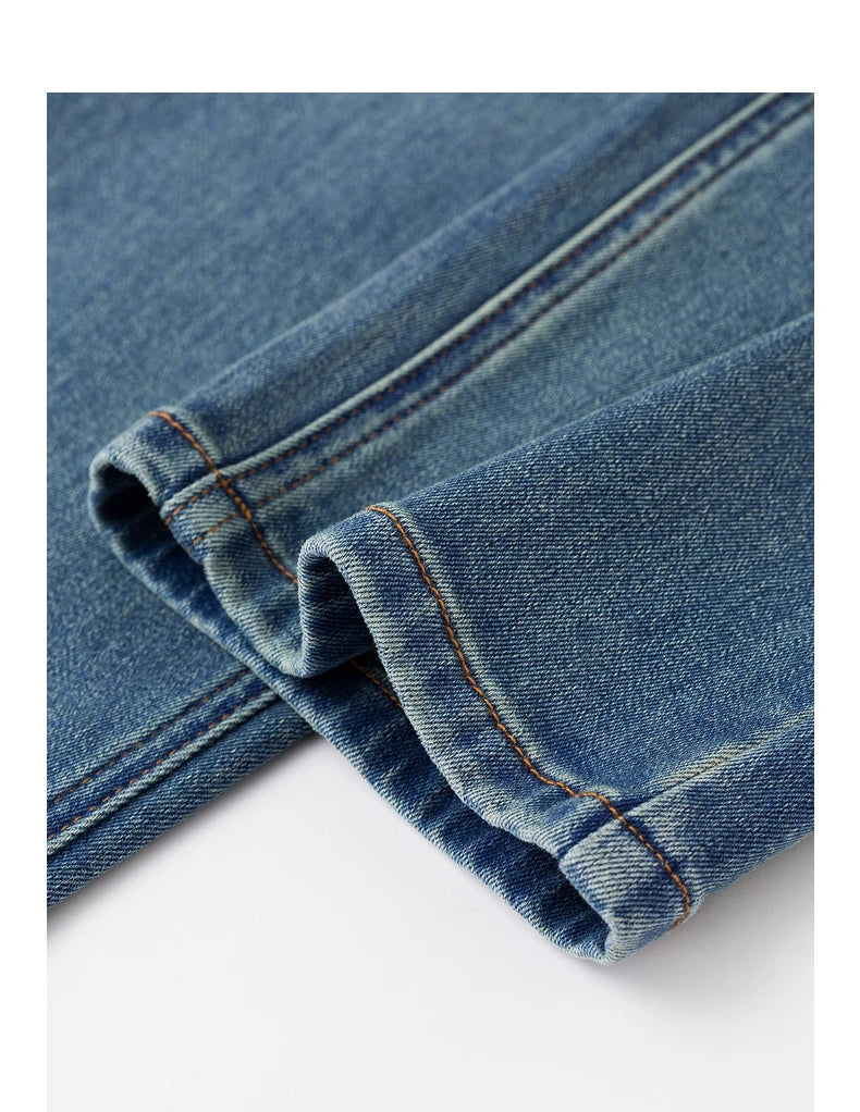 Jean femme mi‑mollet skinny coupe harem doublé chaud