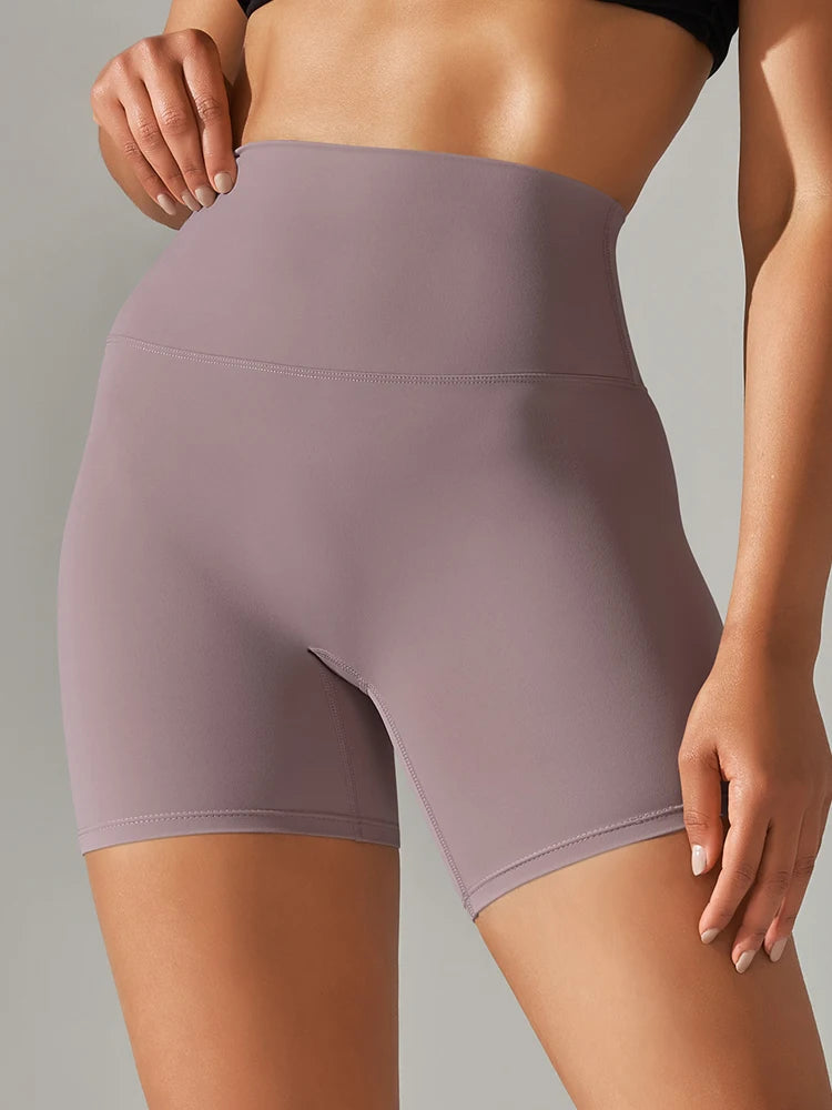 Sportshorts für Damen mit hohem Bund und Shaping-Effekt