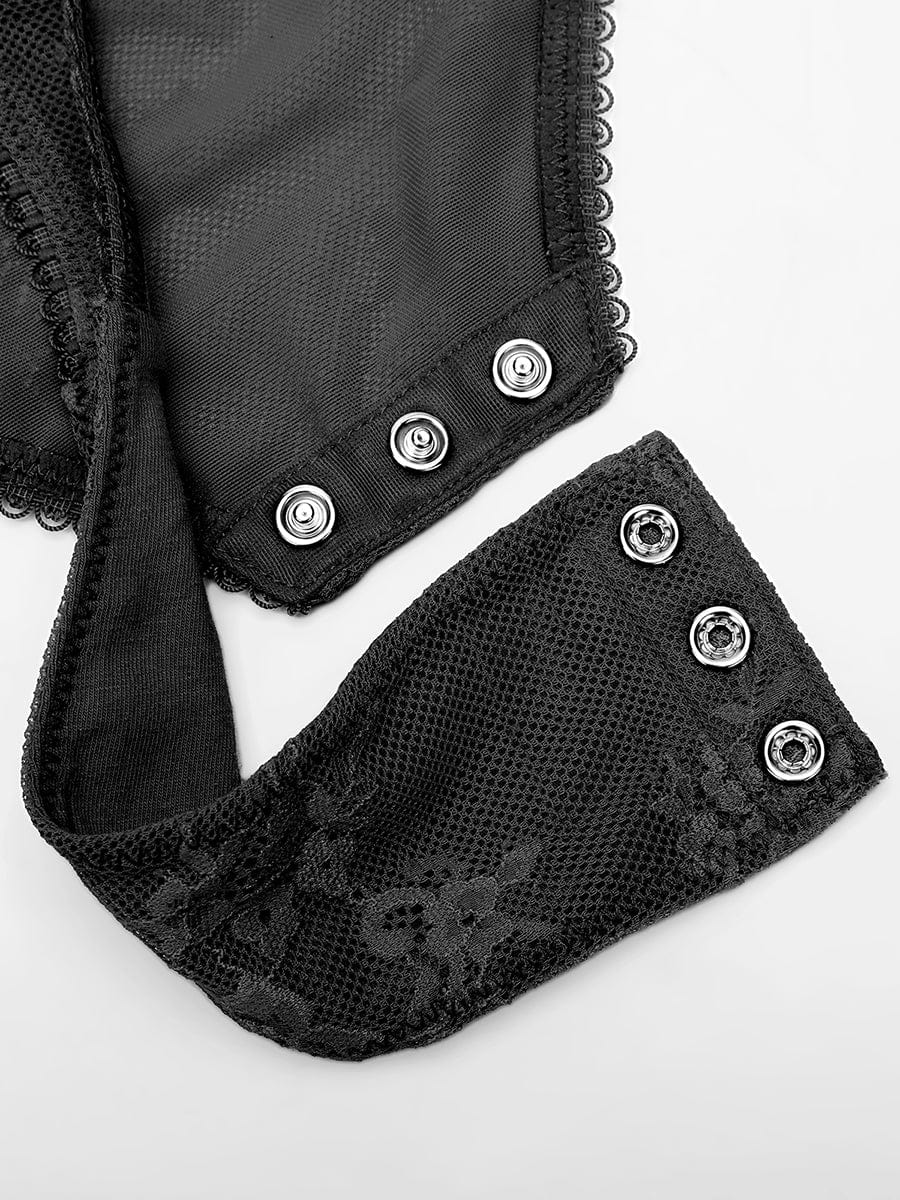 Wholesale Seamless Sexy Deep V-Neck Lace Shaping Thong Bodysuit