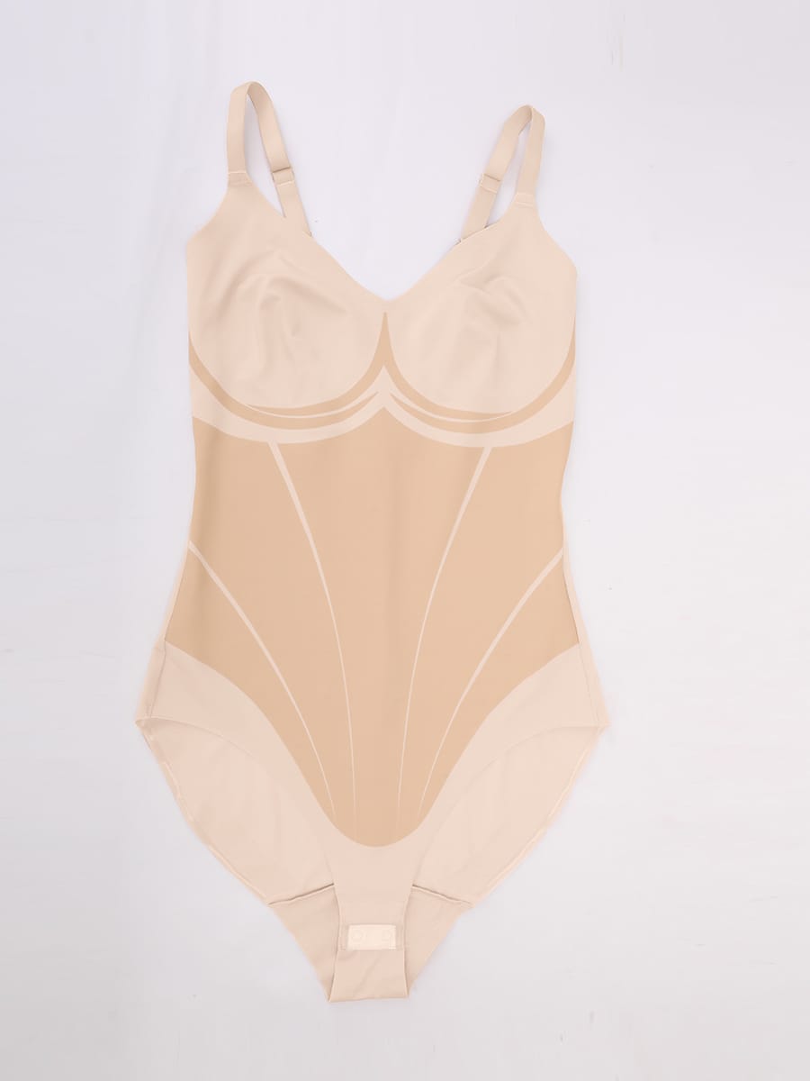 Wholesale Liquid LYCRA™ Light Shaping V-Neck Bodybriefer SPU