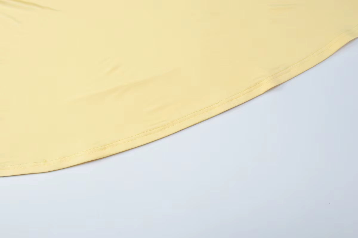 Robe longue moulante froncée dos nu à bretelles