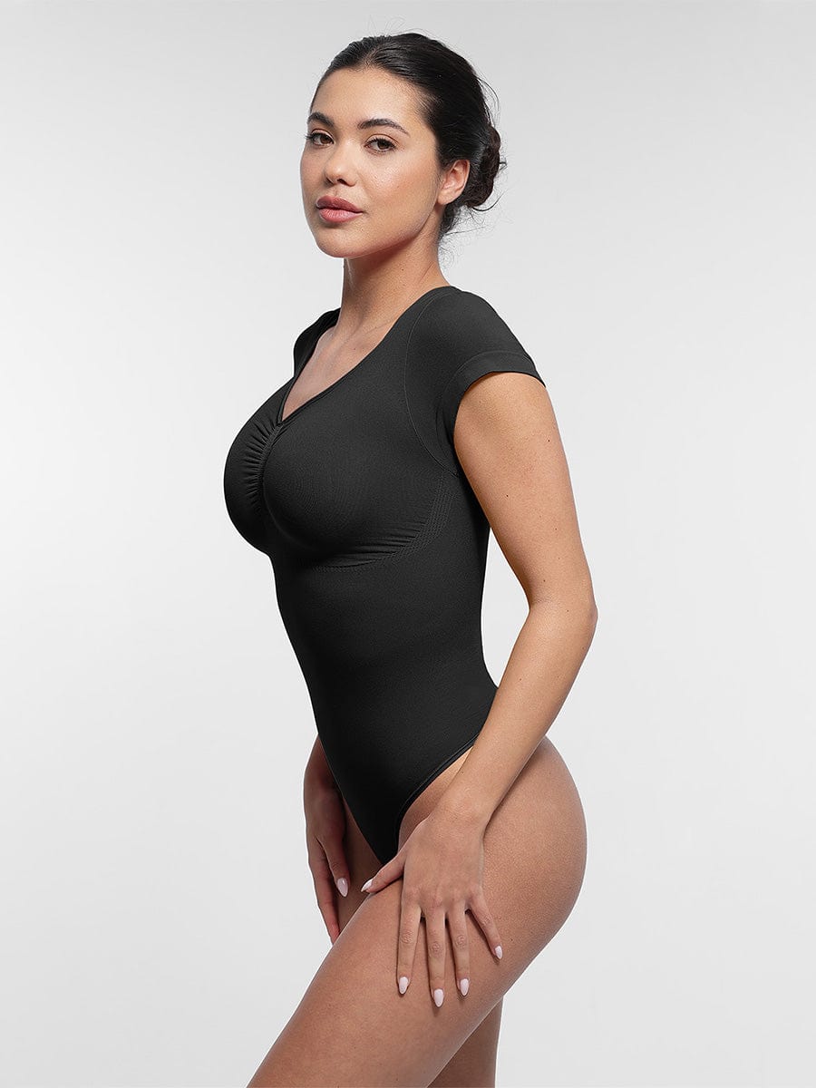 Wholesale Bust Support Waist & Abdomen Shaping Thong Bodysuit