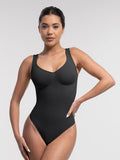 Wholesale Seamless Bust Support Waist and Abdomen Control Thong Bodysuit