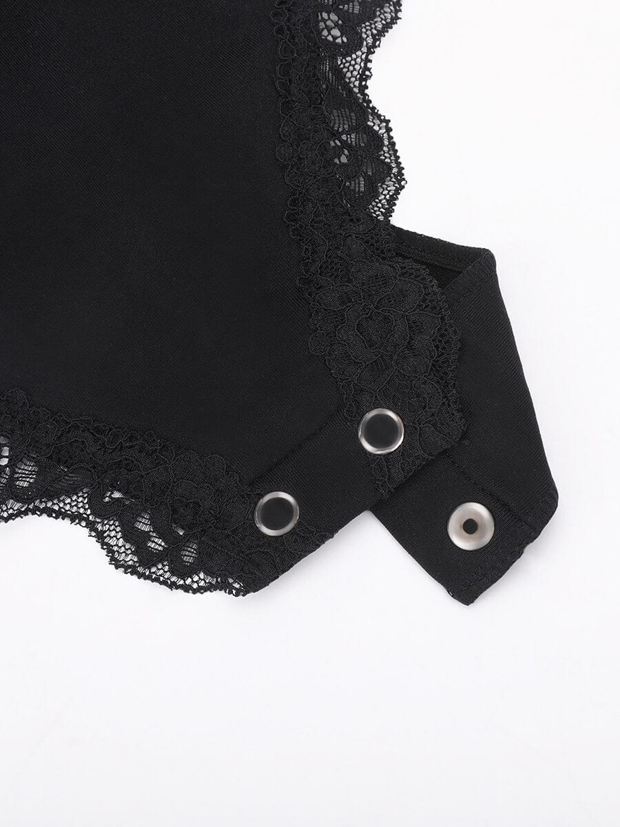Wholesale Seamless lace Cami Waist Abdomen Shaping Thong Bodysuit