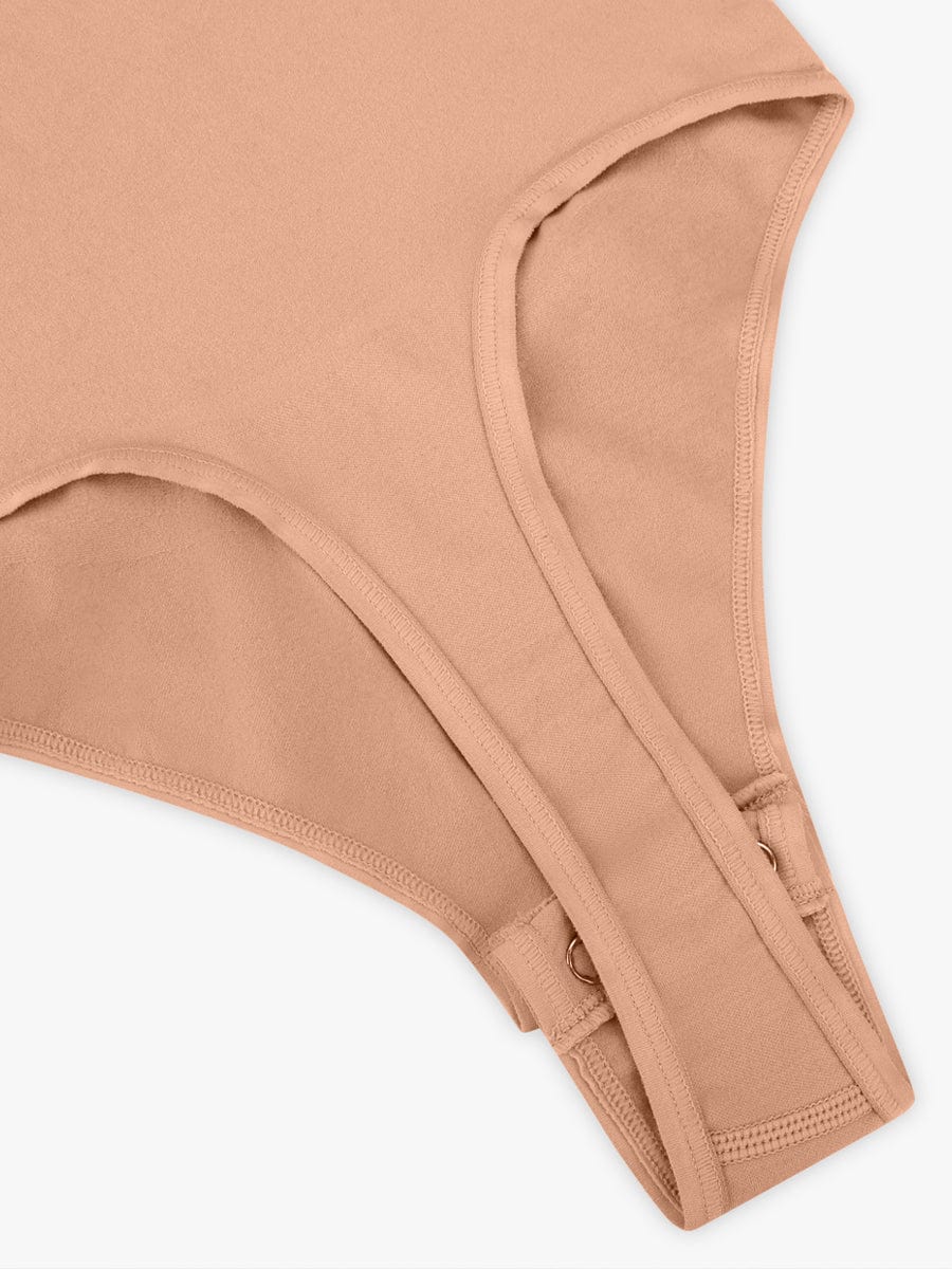 Wholesale Seamless Bust Support Waist and Abdomen Control Thong Bodysuit