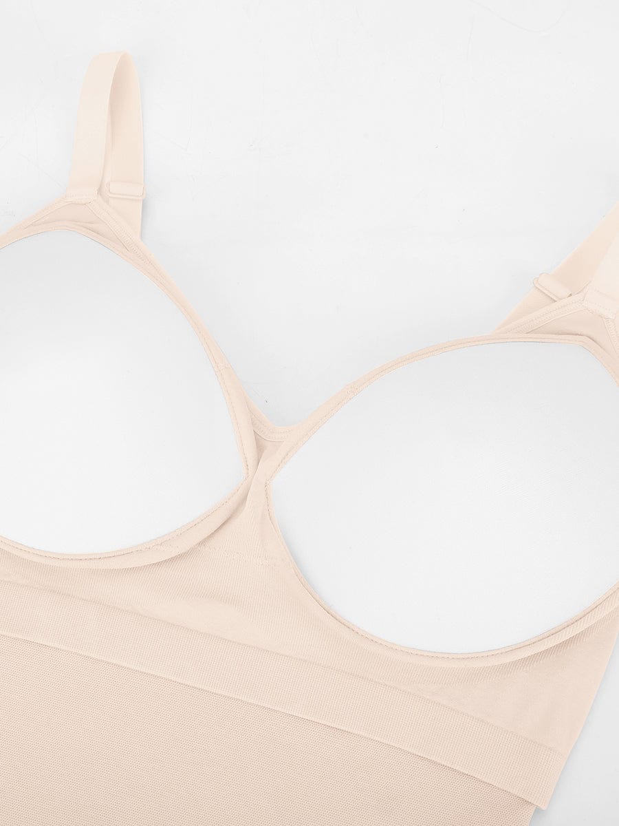 Wholesale Seamless Built-in Bra Waist and Tummy Control Thong Bodysuit