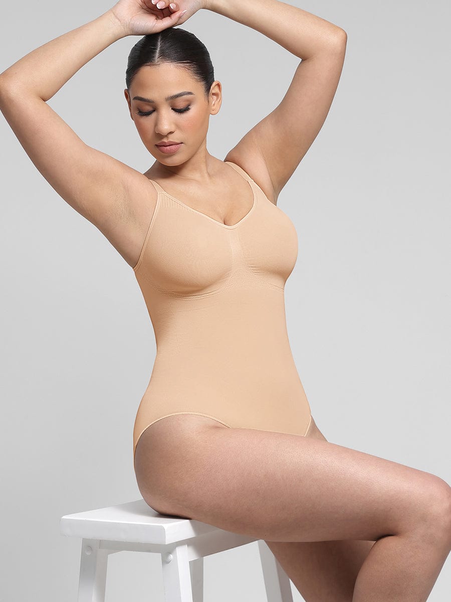 Wholesale Seamless Chest Support Waist Control Shapewear Bodysuit