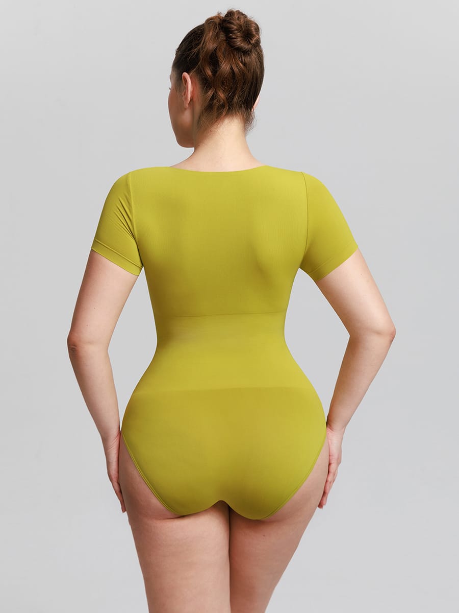 Wholesale Seamless Scoop Neck Shapewear Bodysuit Buttery Soft Tummy Control
