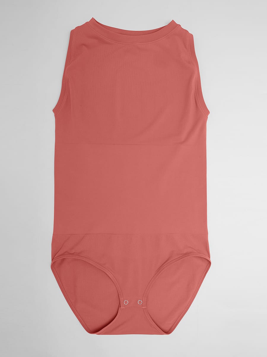 Wholesale Seamless Shapewear Bodysuit Buttery Soft Tummy Control Crew Neck