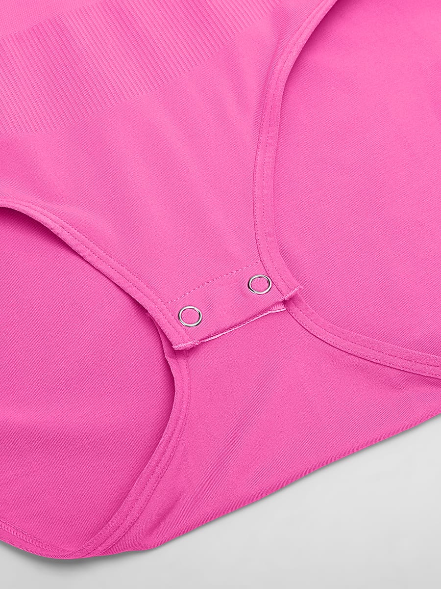 Wholesale Seamless Shapewear Bodysuit Buttery Soft Tummy Control Crew Neck
